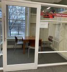 Uhura Study Room setup at the library