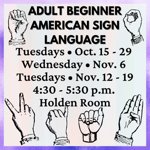 Adult Beginner American Sign Language