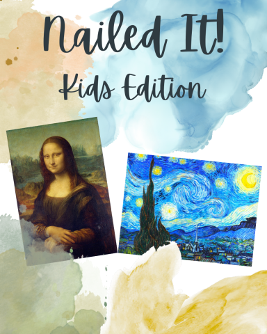 Images of the Mona Lisa and Starry Night