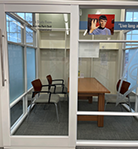 Spock Study Room setup at the library