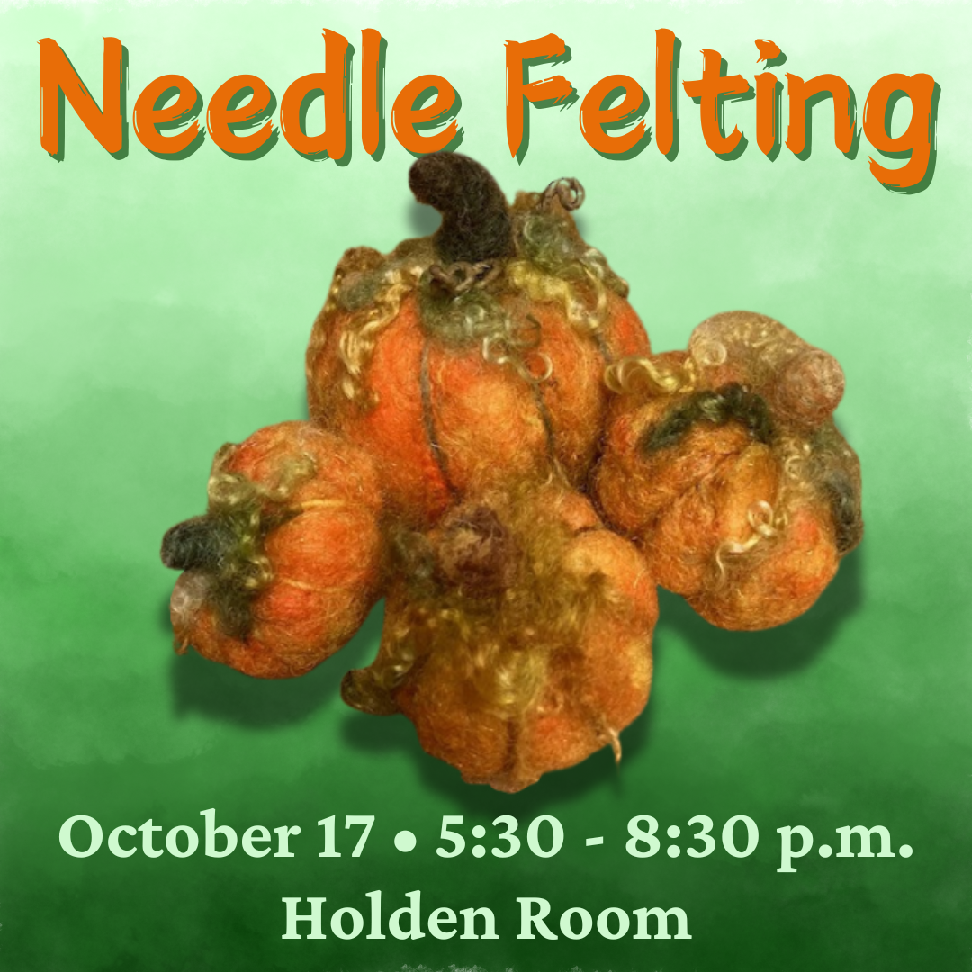 Needle Felting pumpkins