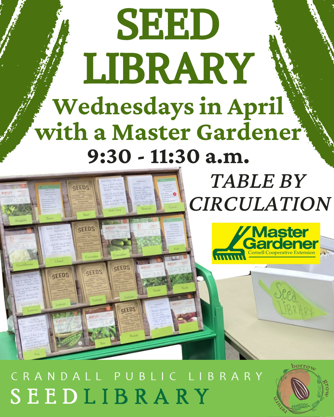 Seed library hours