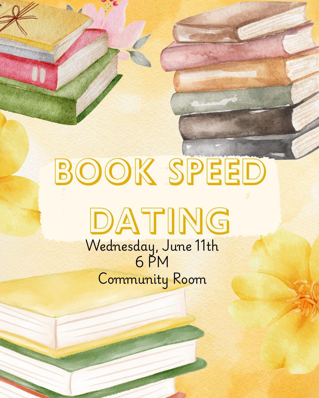 pictures of books with words book speed dating.