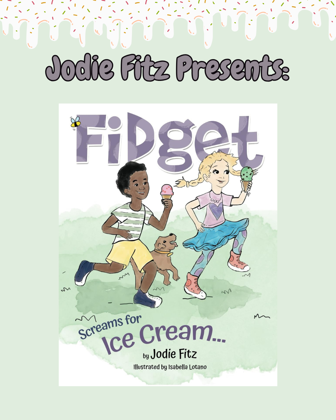 Book cover with two children running