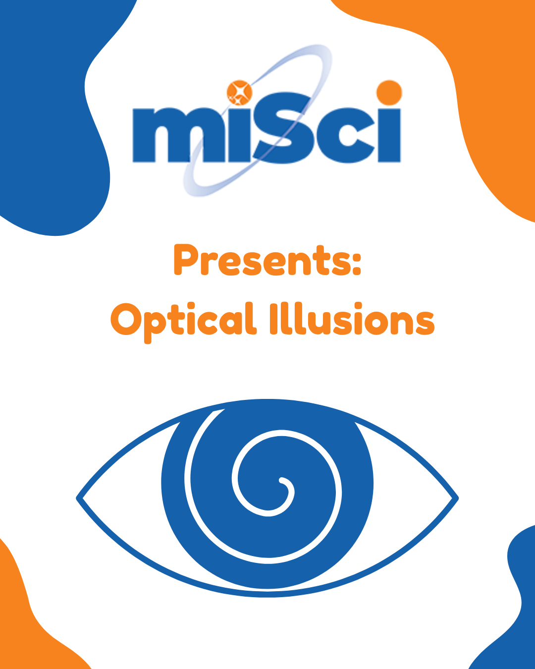 Eye with swirl instead of pupil